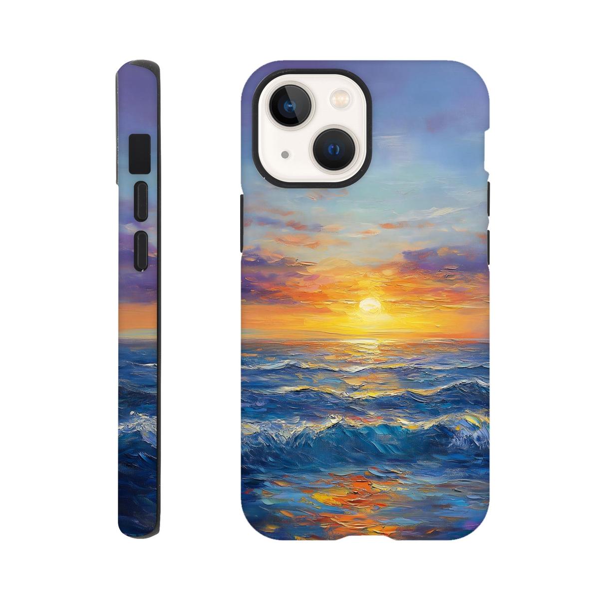 Ocean Horizon Glow | iPhone Case-MystBit Store