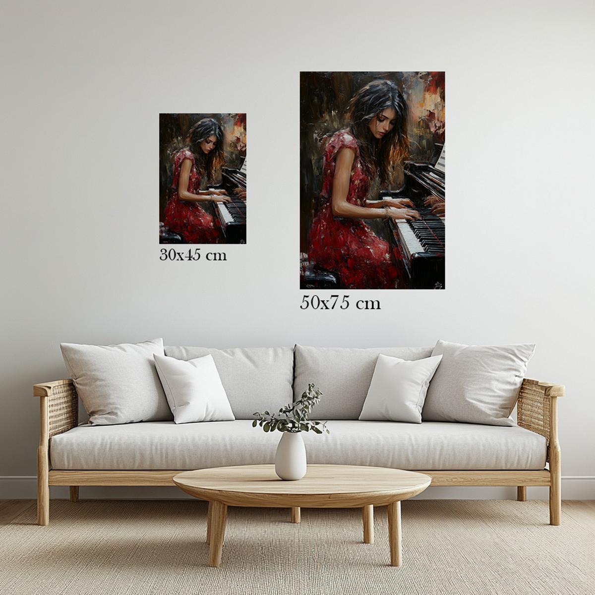 Serenade in Red | Acrylic Glass-MystBit Store