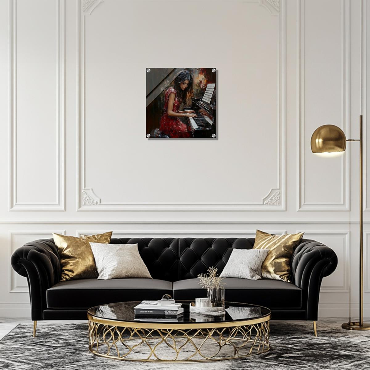 Serenade in Red | Acrylic Glass-MystBit Store