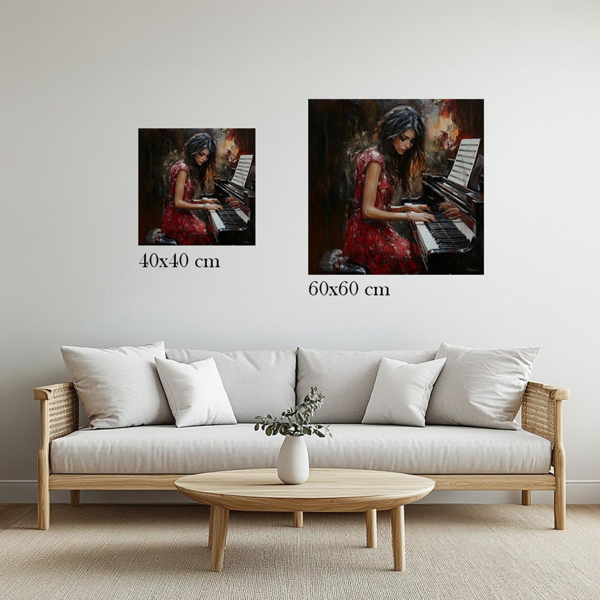 Serenade in Red | Acrylic Glass-MystBit Store