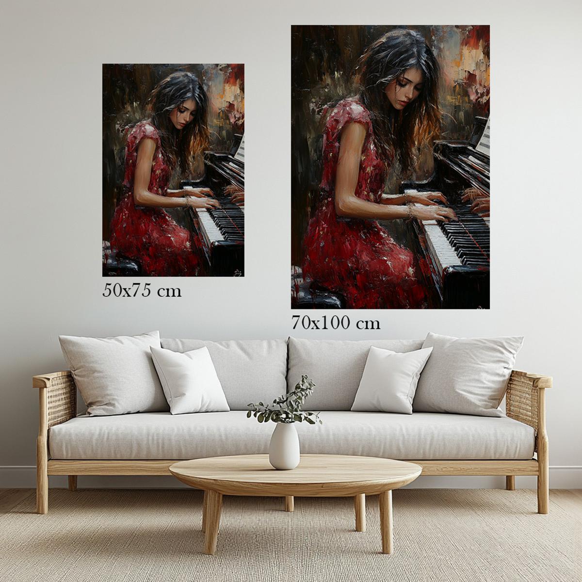 Serenade in Red | Acrylic Glass-MystBit Store