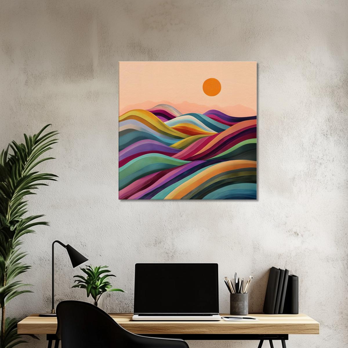 Valleys in Bloom | Canvas-MystBit Store
