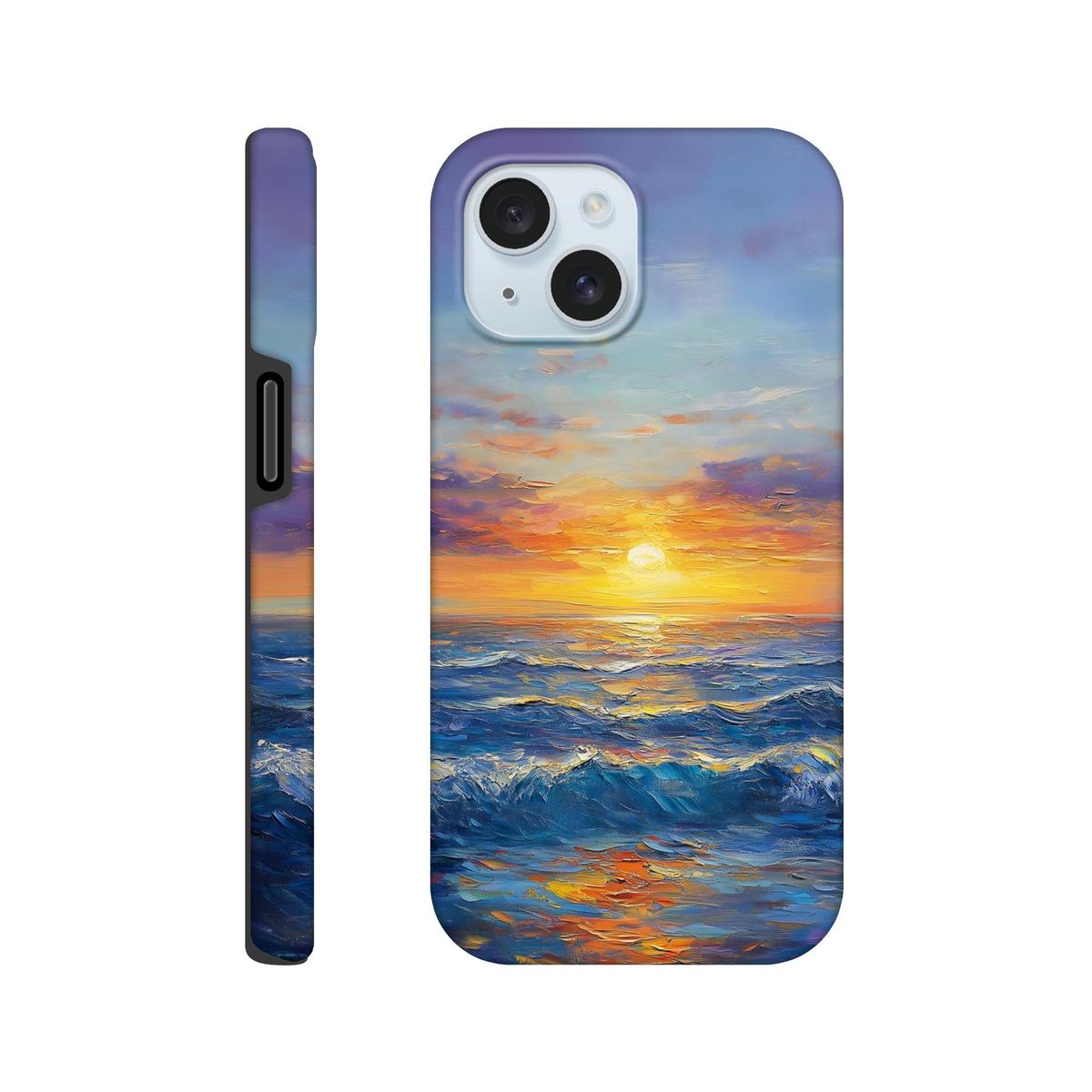 Ocean Horizon Glow | iPhone Case-MystBit Store
