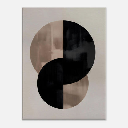 MYSTBIT ART | Abstract Divide Canvas Print Wall Art