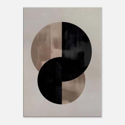 MYSTBIT ART | Abstract Divide Canvas Print Wall Art