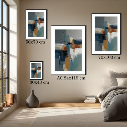 MYSTBIT ART | Abstract Geometry Art Print Wall Art