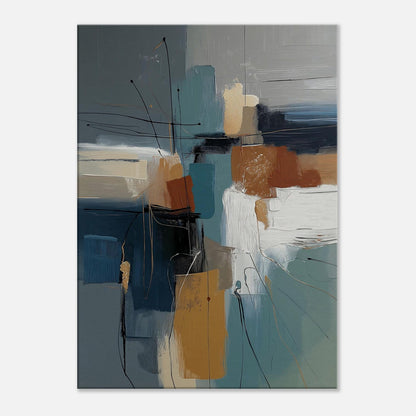 MYSTBIT ART | Abstract Geometry Canvas Print Wall Art