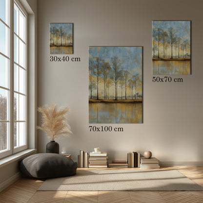 MYSTBIT ART | Amber Woods Canvas Print Wall Art