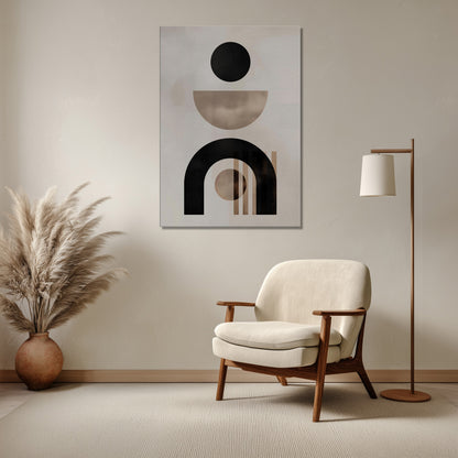 MYSTBIT ART | Architected Soul Canvas Print Wall Art