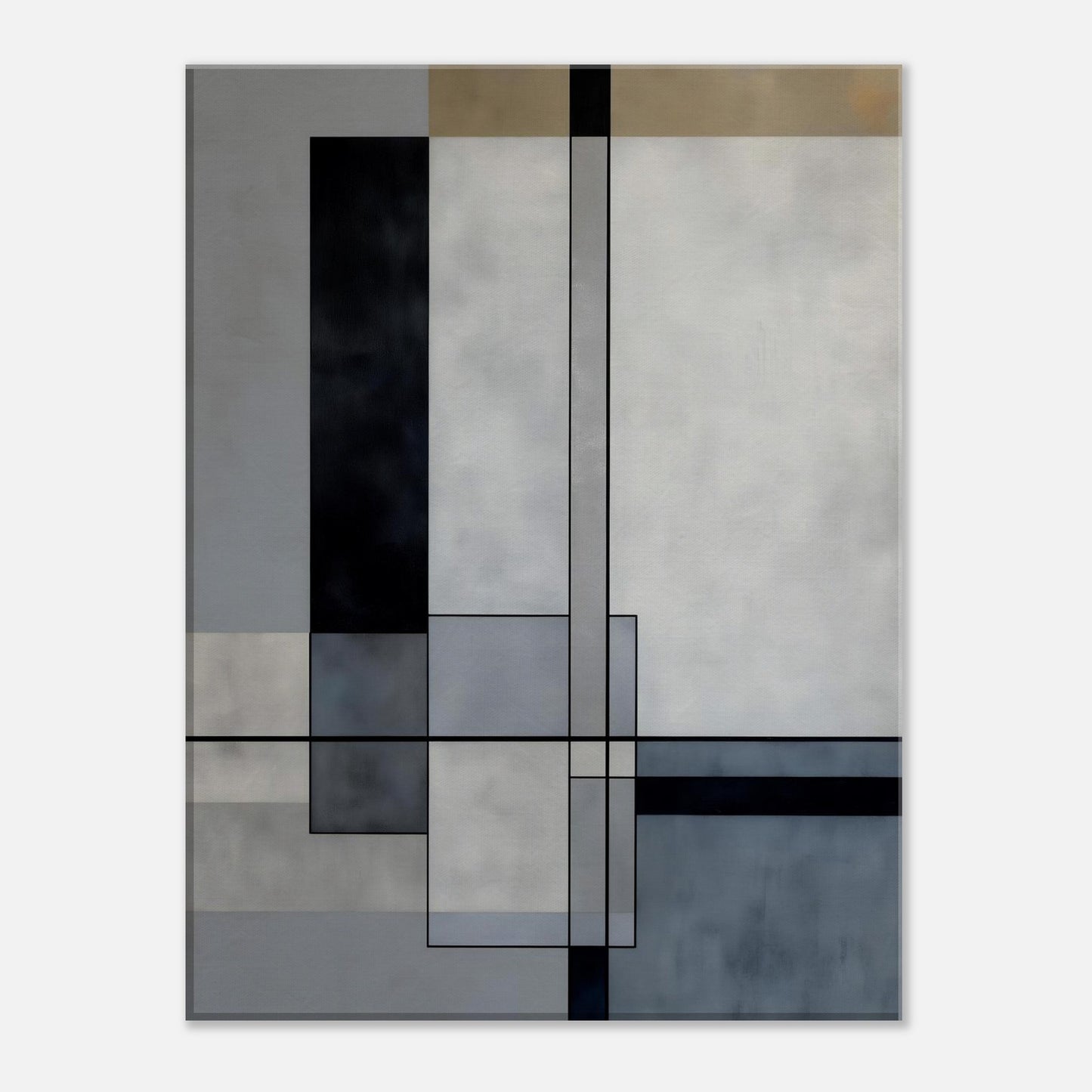 MYSTBIT ART | Architectural Divide Canvas Print Wall Art