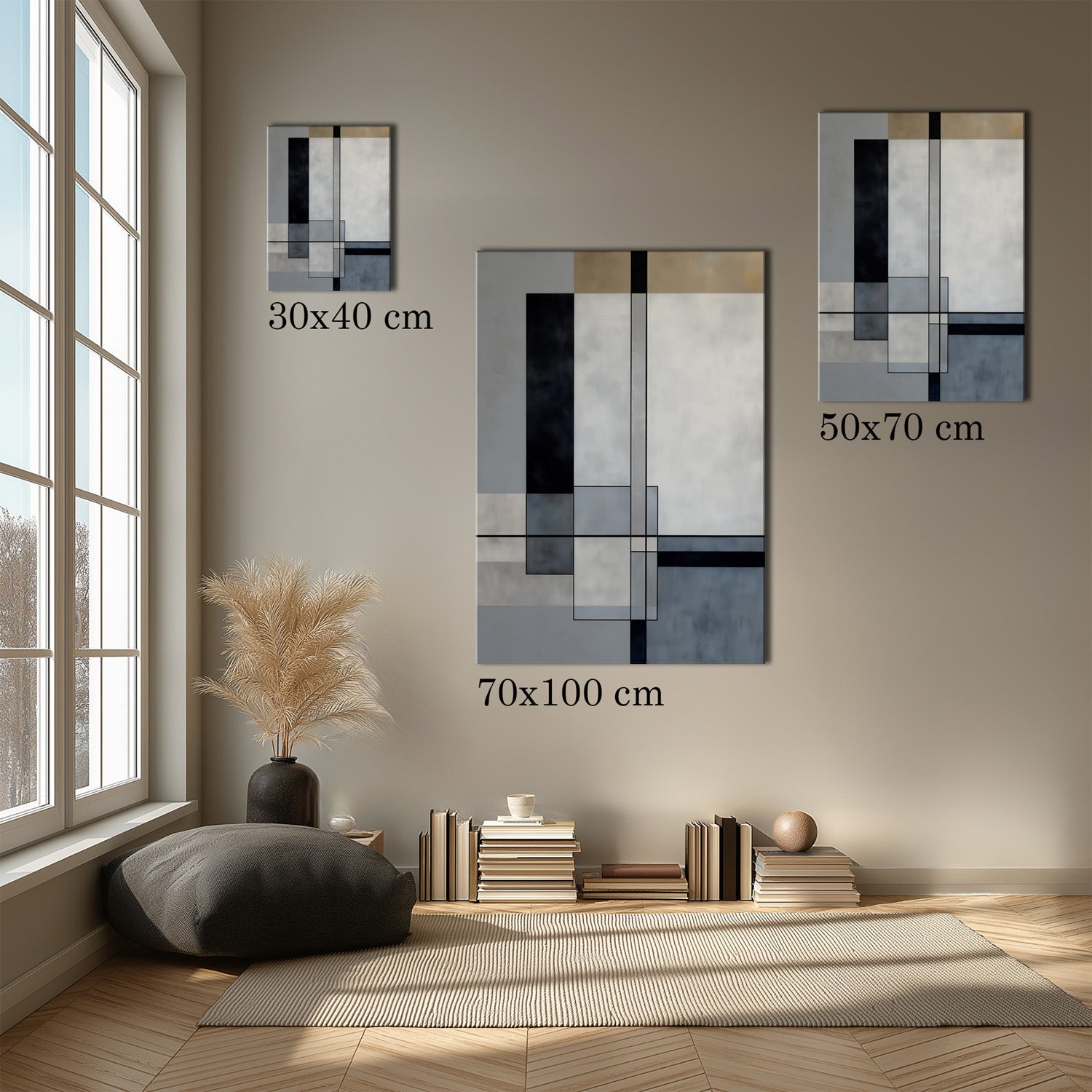 MYSTBIT ART | Architectural Divide Canvas Print Wall Art