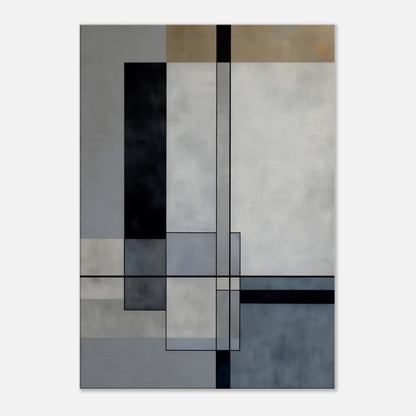 MYSTBIT ART | Architectural Divide Canvas Print Wall Art