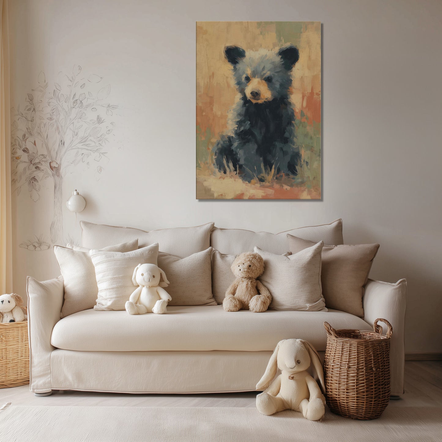 MYSTBIT ART | Autumn Watcher Canvas Print Wall Art