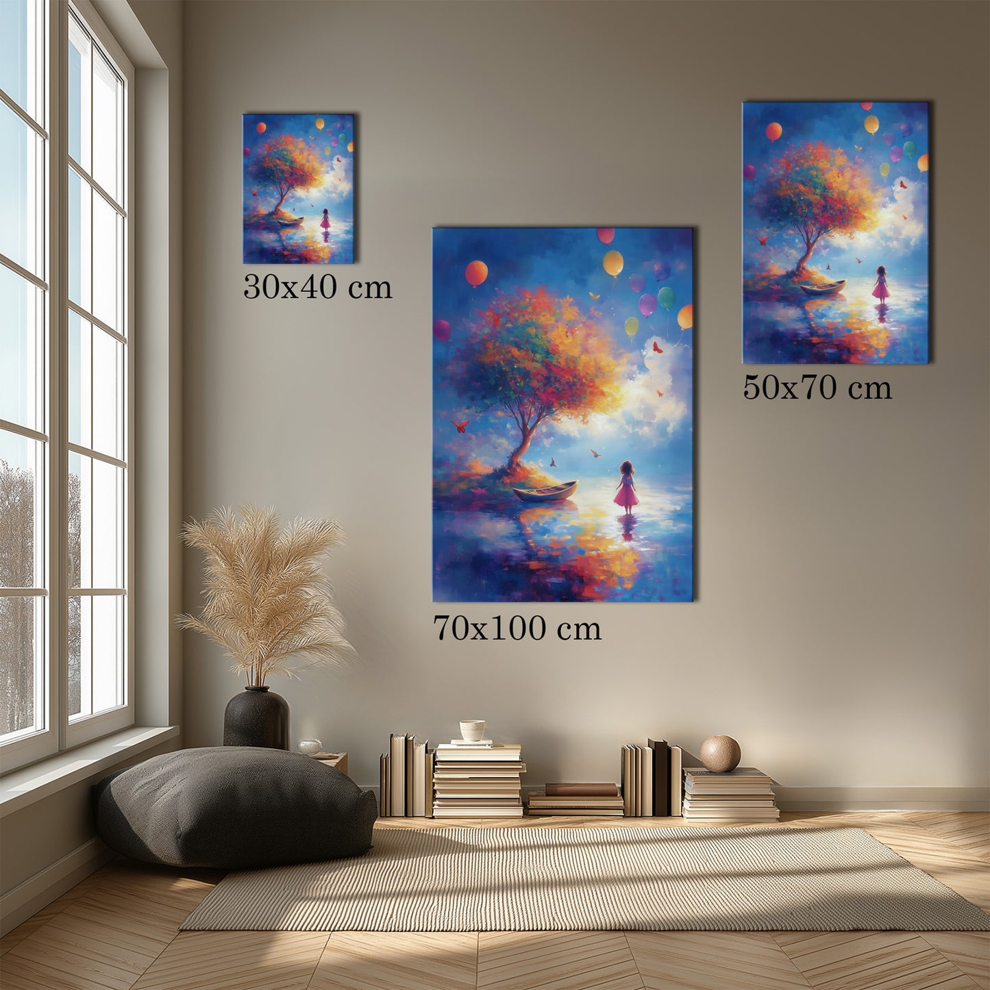 MYSTBIT ART | Beyond the Horizon Canvas Print Wall Art