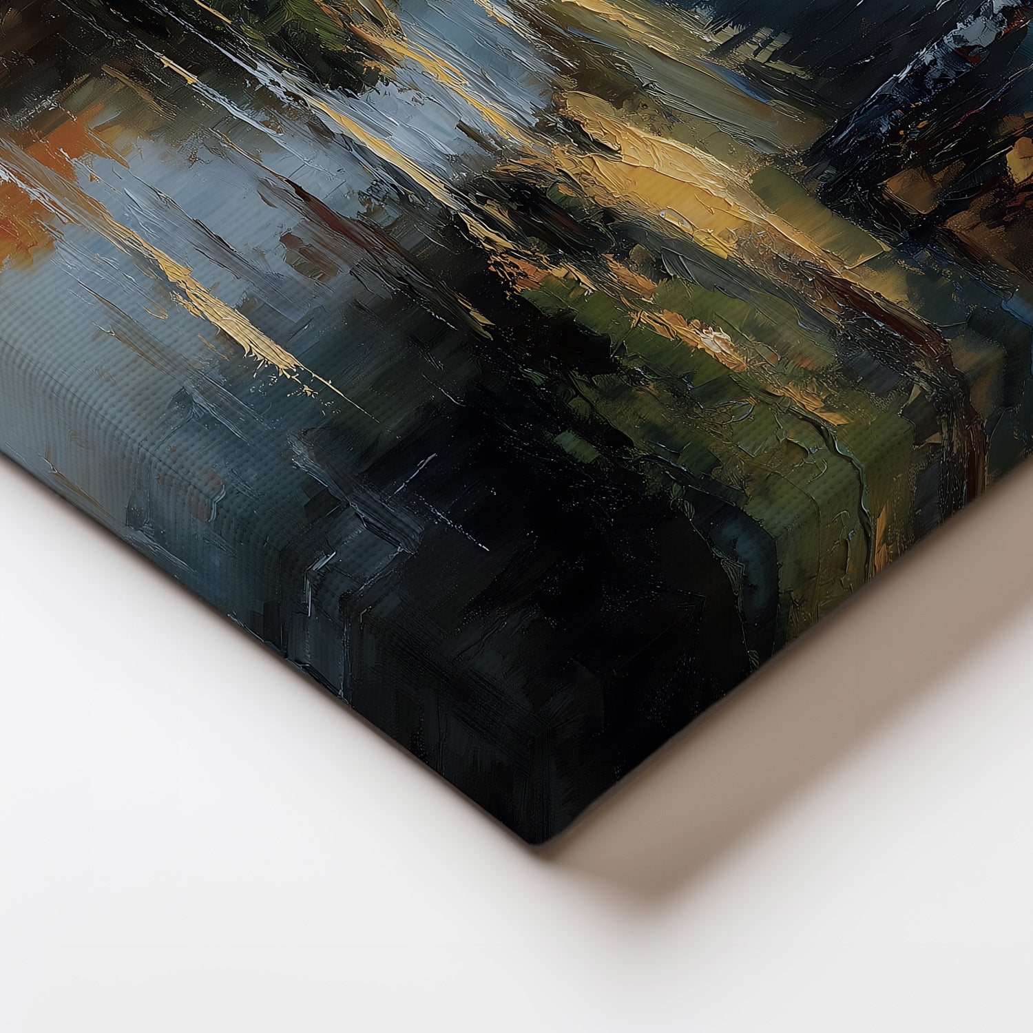 MYSTBIT ART | Birches of Firelight Canvas Print Wall Art