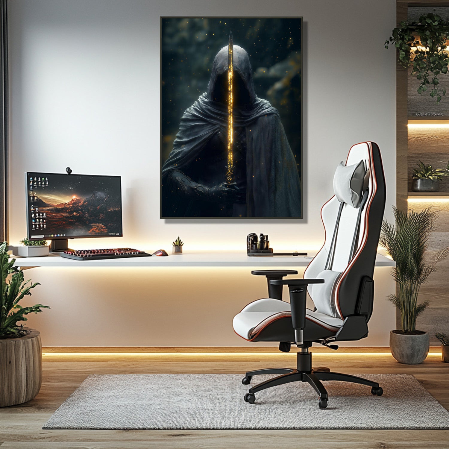 MYSTBIT ART | Blade of Destiny Art Print Wall Art