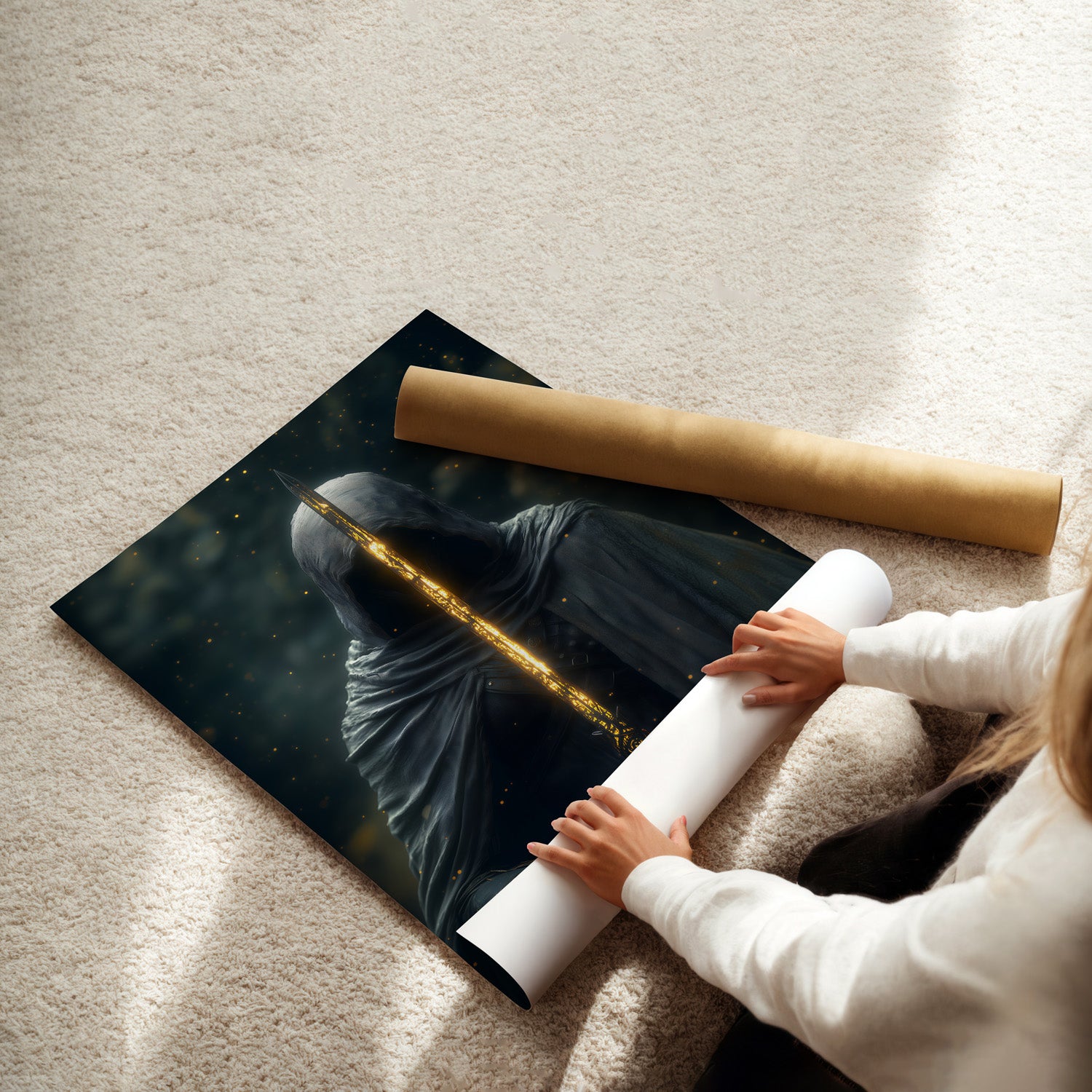 MYSTBIT ART | Blade of Destiny Art Print Wall Art