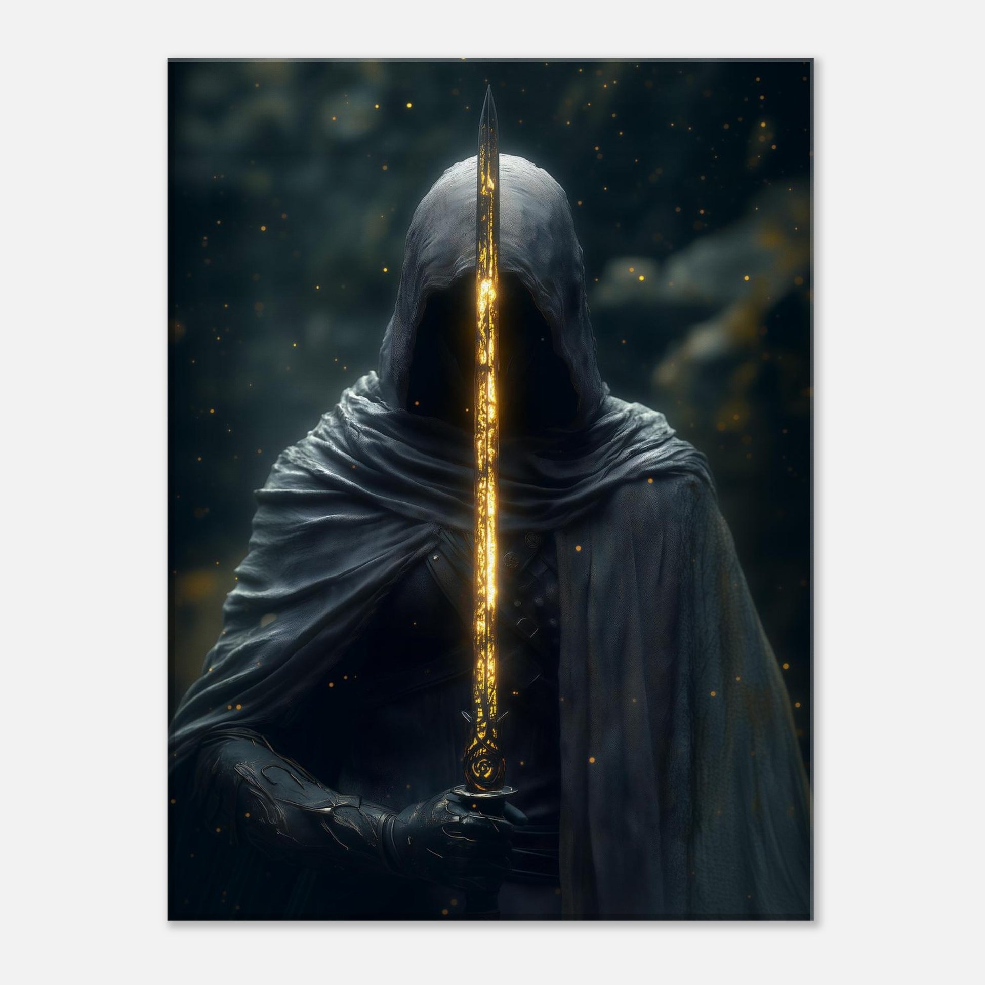 MYSTBIT ART | Blade of Destiny Canvas Print Wall Art