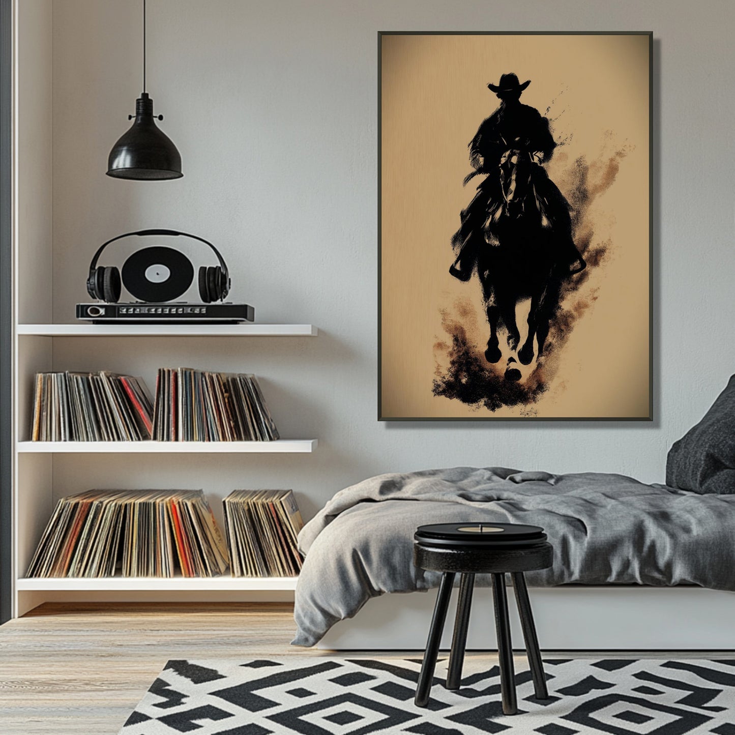 MYSTBIT ART | Blazing Hooves Art Print Wall Art