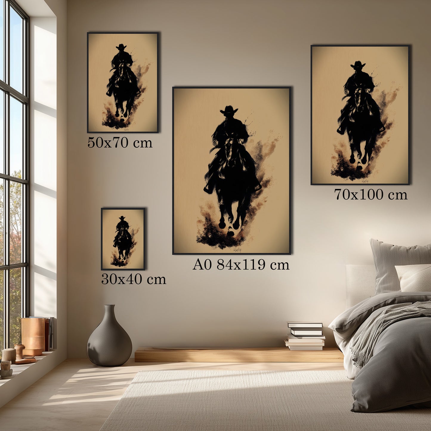 MYSTBIT ART | Blazing Hooves Art Print Wall Art