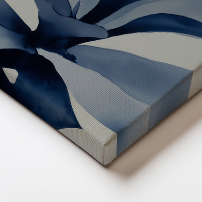 MYSTBIT ART | Blue Leaves No1 Canvas Print Wall Art
