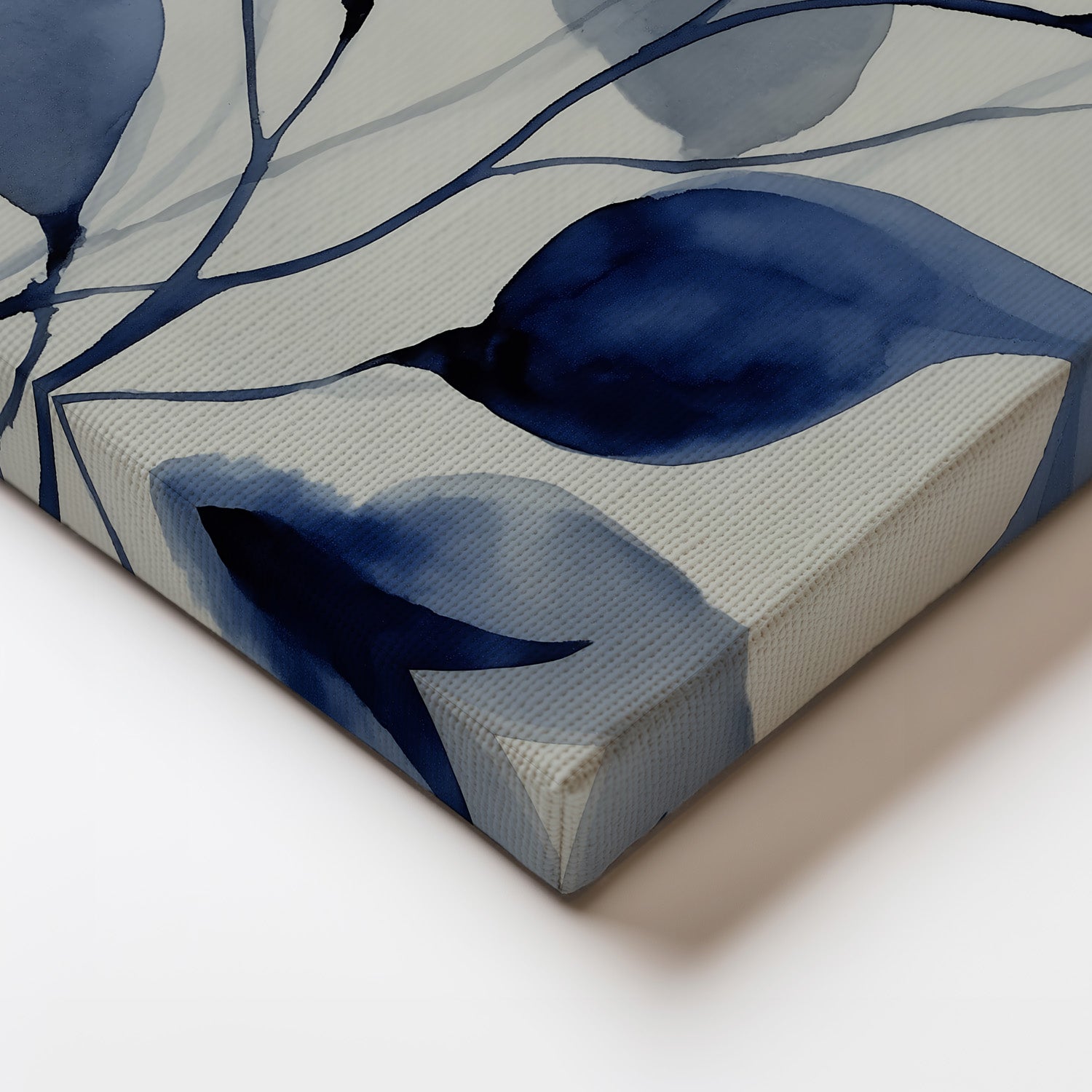 MYSTBIT ART | Blue Leaves No2 Canvas Print Wall Art