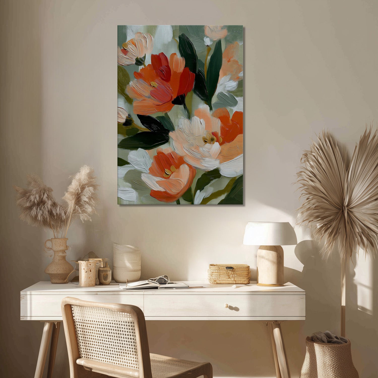 MYSTBIT ART | Bouquet of Flowers No1 Canvas Print Wall Art