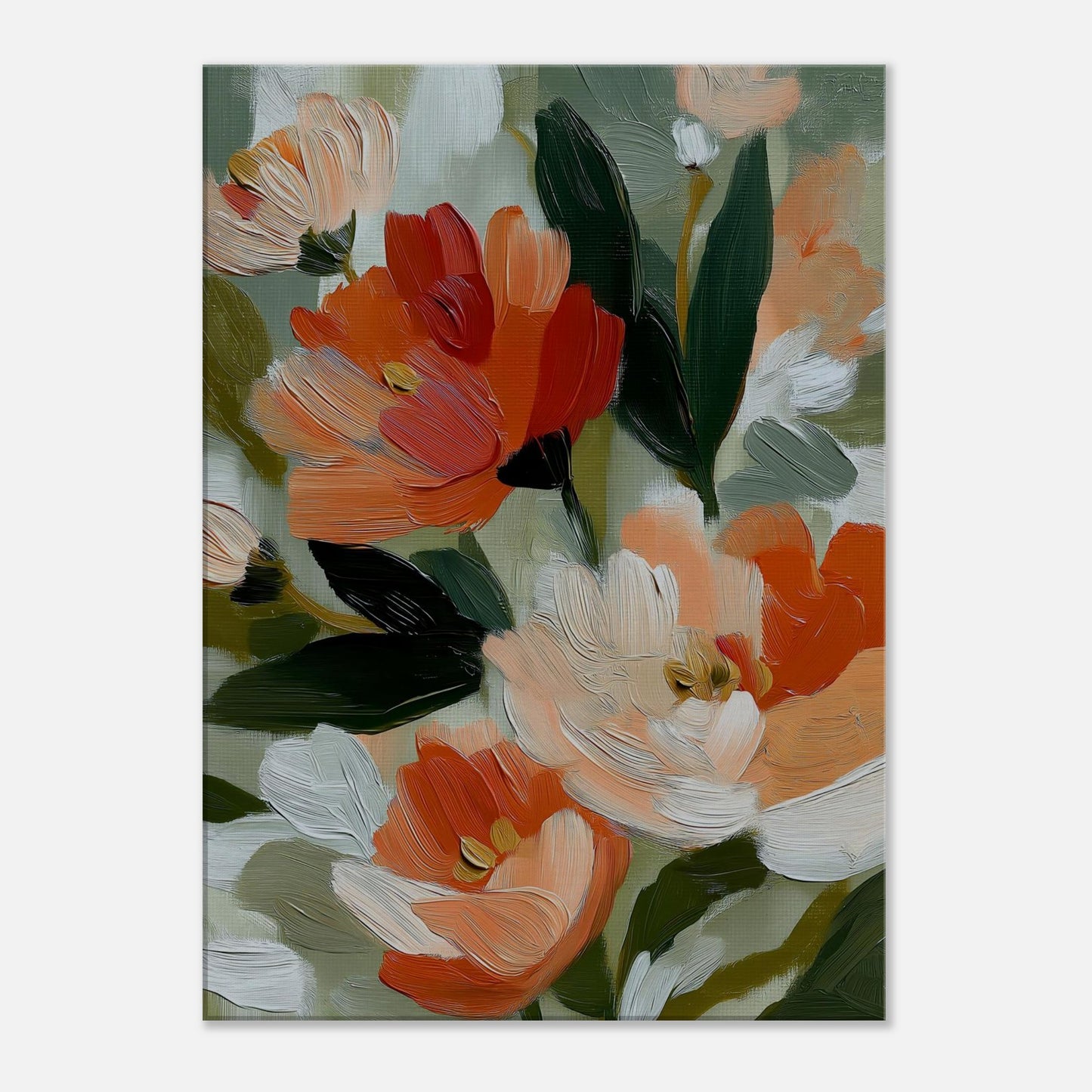 MYSTBIT ART | Bouquet of Flowers No1 Canvas Print Wall Art