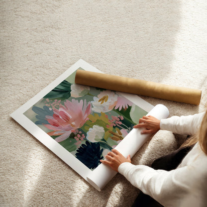 MYSTBIT ART | Bouquet of Flowers No2 Art Print Wall Art