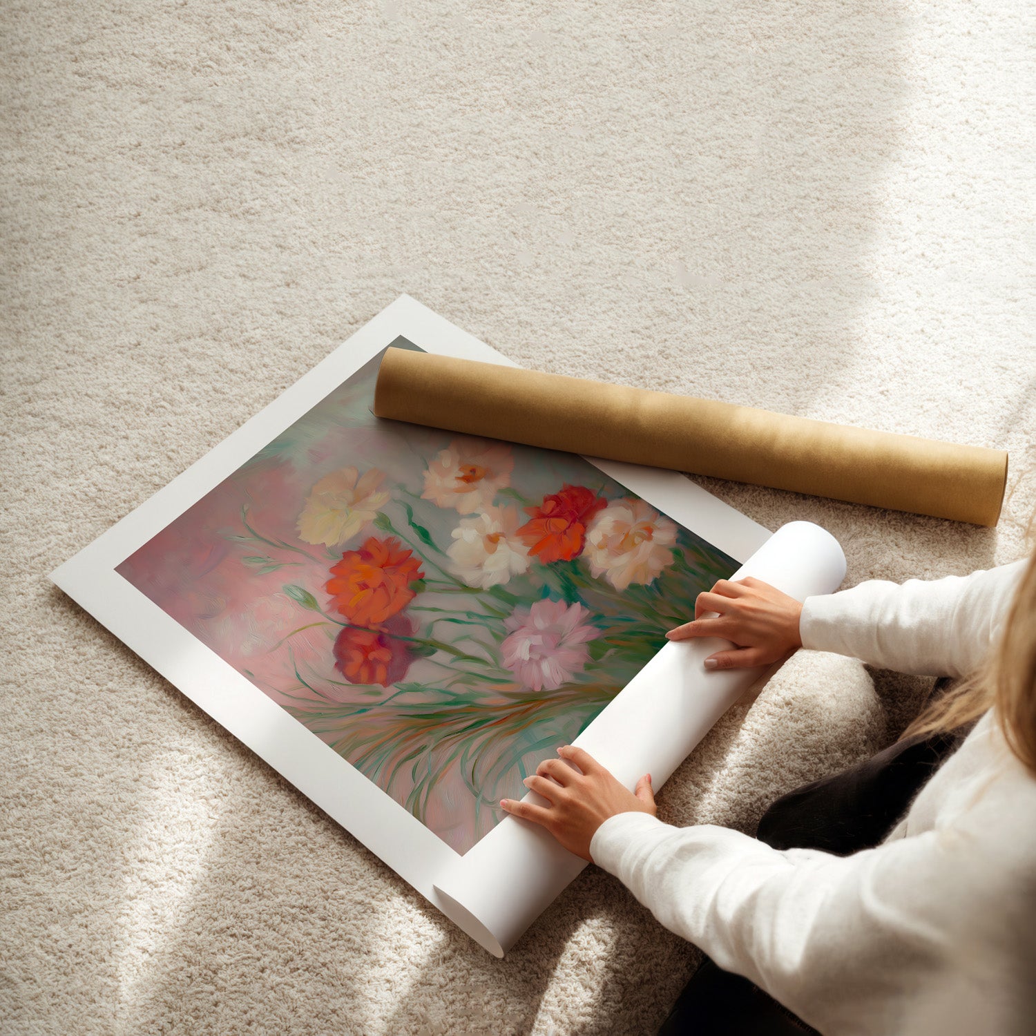 MYSTBIT ART | Bouquet of Flowers No3 Art Print Wall Art