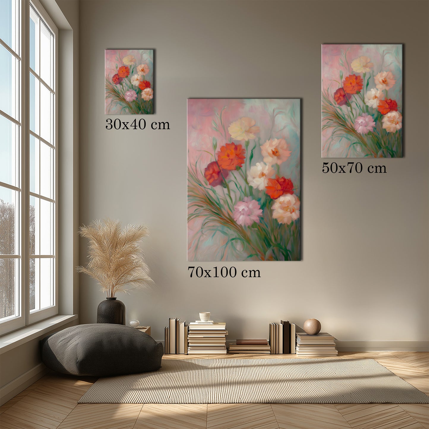 MYSTBIT ART | Bouquet of Flowers No3 Canvas Print Wall Art