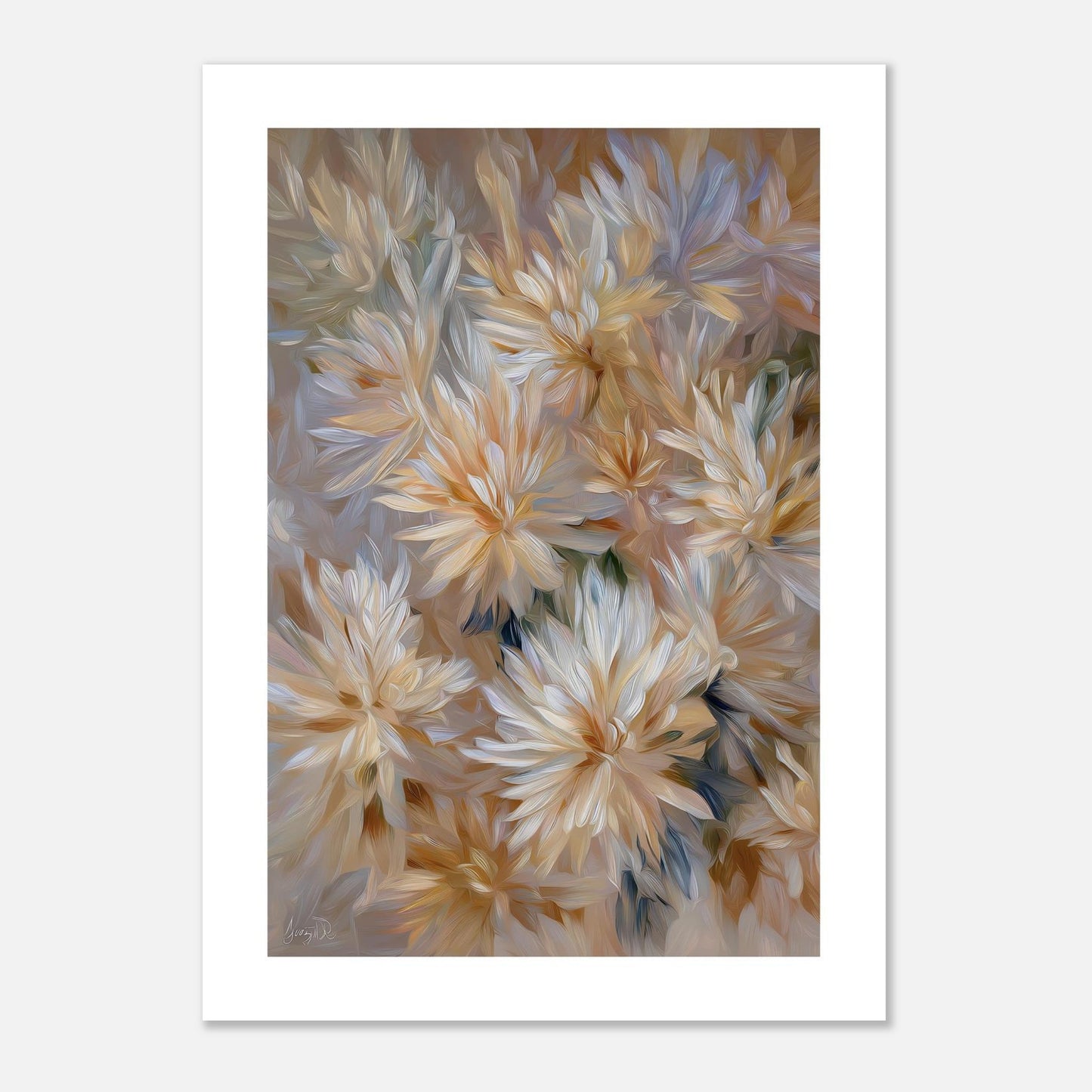 MYSTBIT ART | Bouquet of Flowers No4 Art Print Wall Art