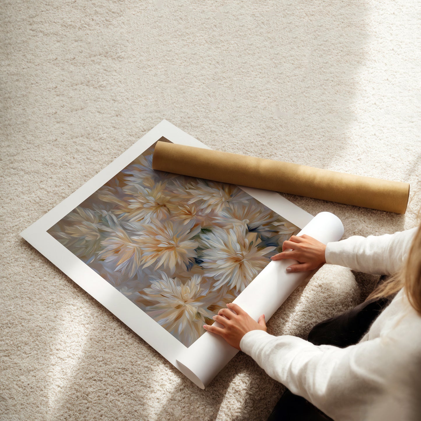 MYSTBIT ART | Bouquet of Flowers No4 Art Print Wall Art