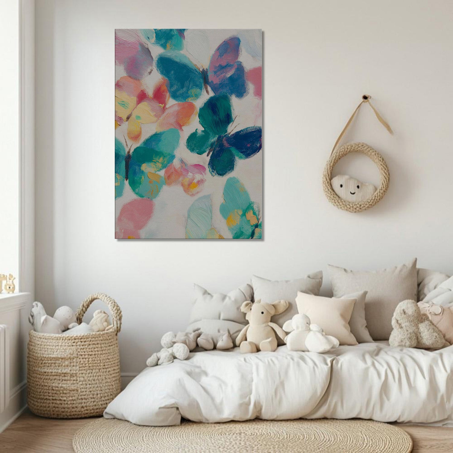 MYSTBIT ART | Butterfly Horizon Canvas Print Wall Art