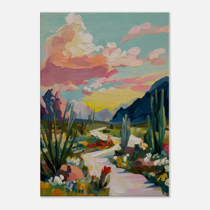 MYSTBIT ART | Cactus Garden Canvas Print Wall Art