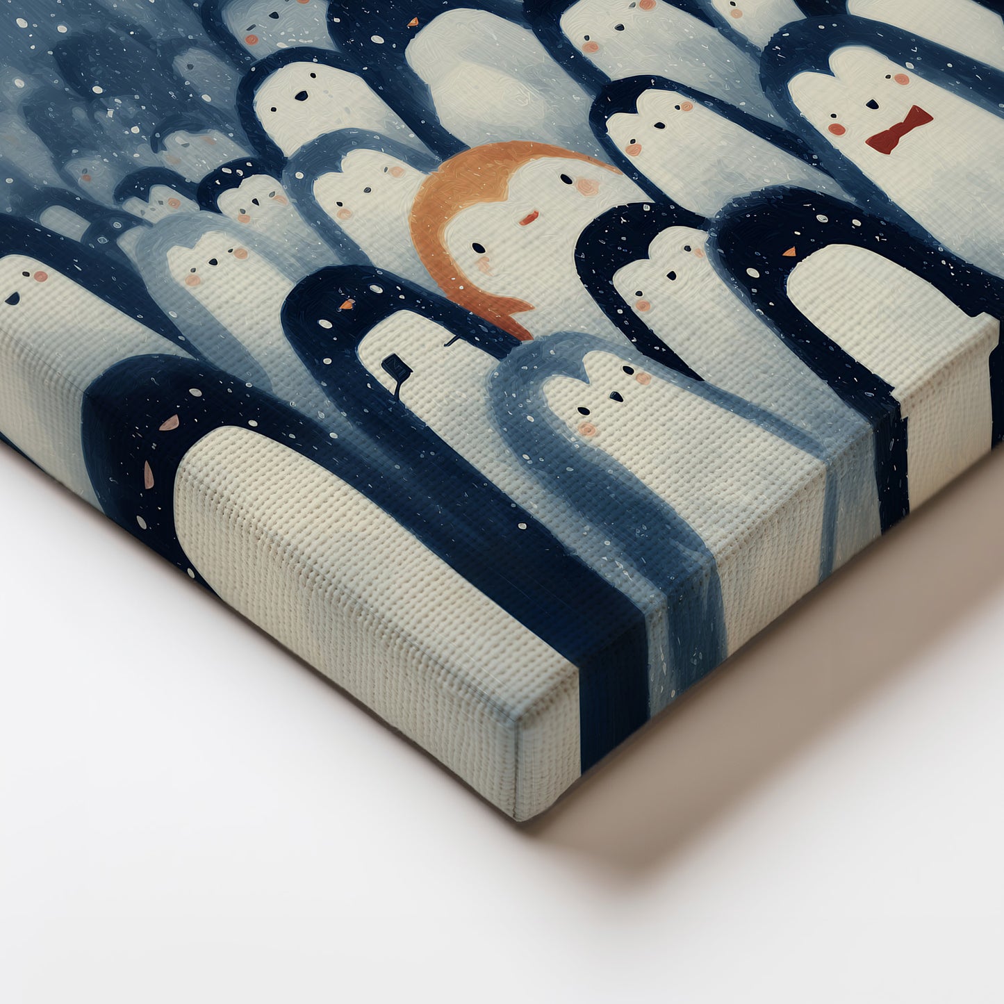MYSTBIT ART | Chilling Penguin Club Canvas Print Wall Art