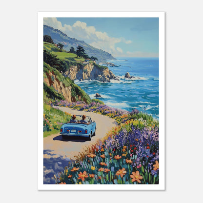 MYSTBIT ART | Coastline Voyage Art Print Wall Art