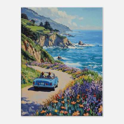 MYSTBIT ART | Coastline Voyage Canvas Print Wall Art