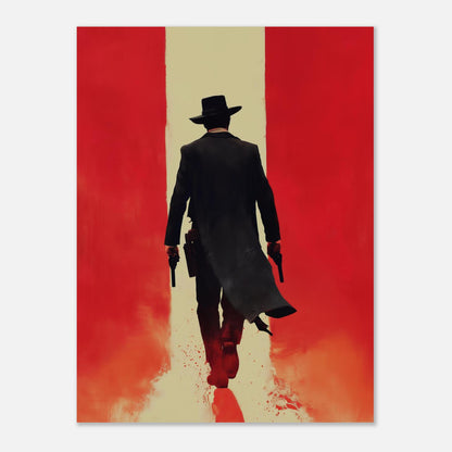 MYSTBIT ART | Crimson Justice Art Print Wall Art