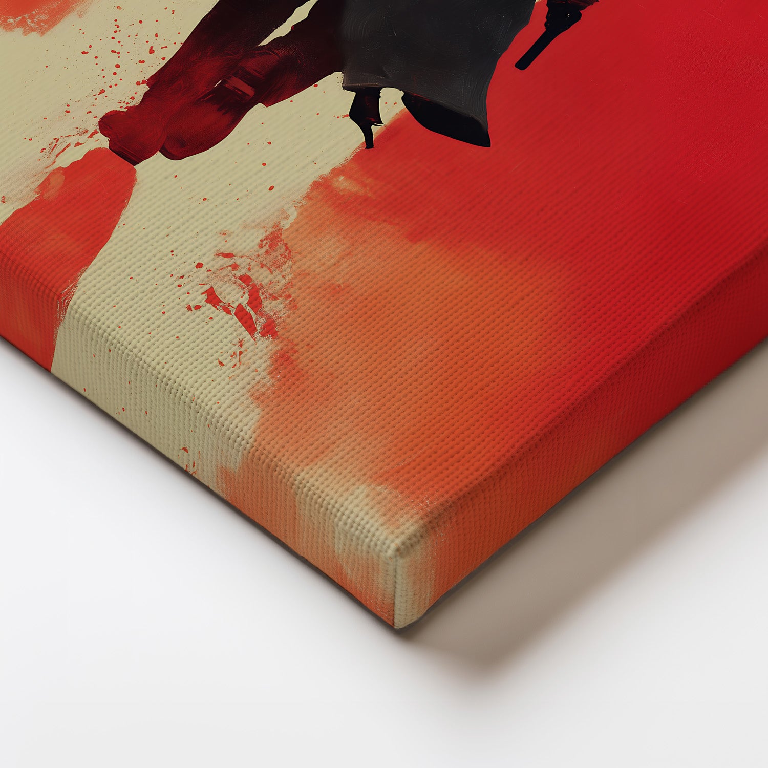 MYSTBIT ART | Crimson Justice Canvas Print Wall Art