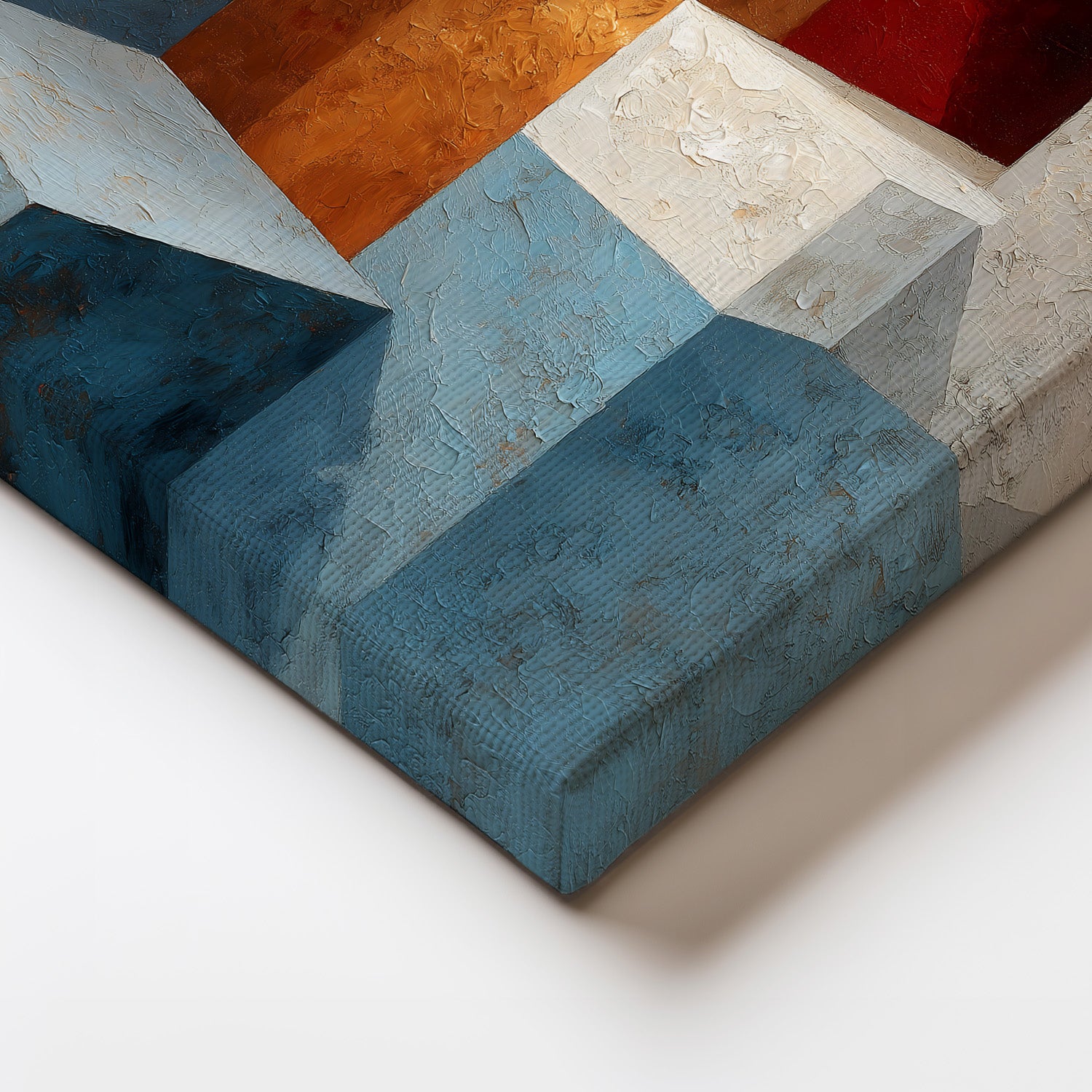 MYSTBIT ART | Cubist Cascade Canvas Print Wall Art