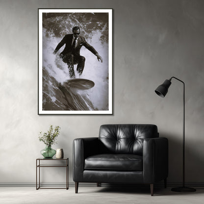 MYSTBIT ART | Executive Wave Master Art Print Wall Art