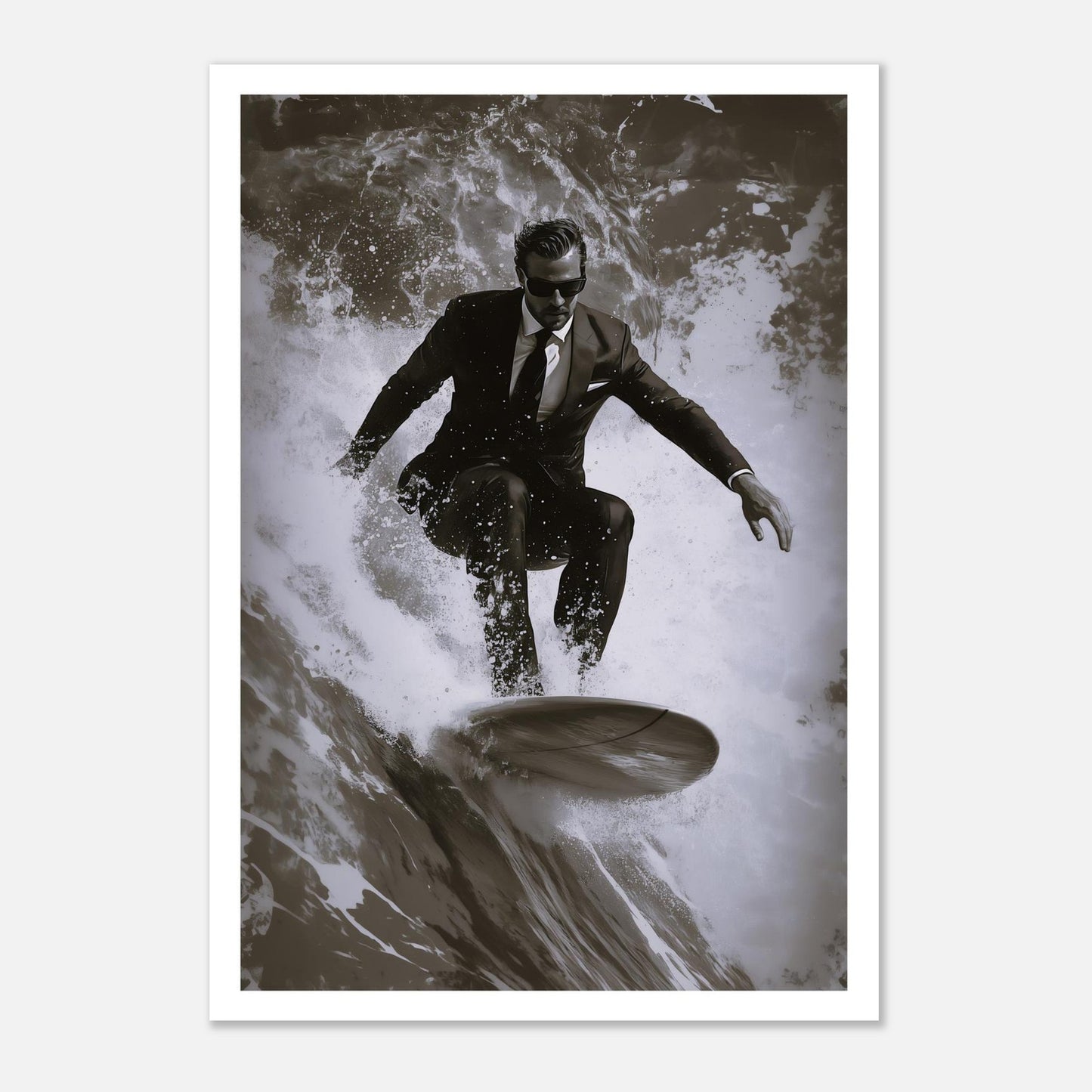 MYSTBIT ART | Executive Wave Master Art Print Wall Art