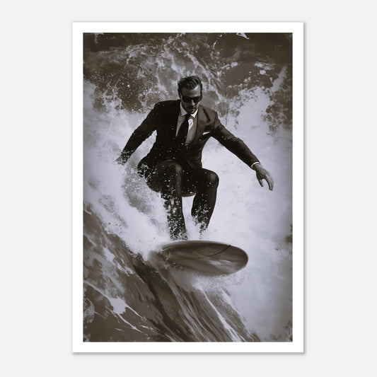 MYSTBIT ART | Executive Wave Master Art Print Wall Art