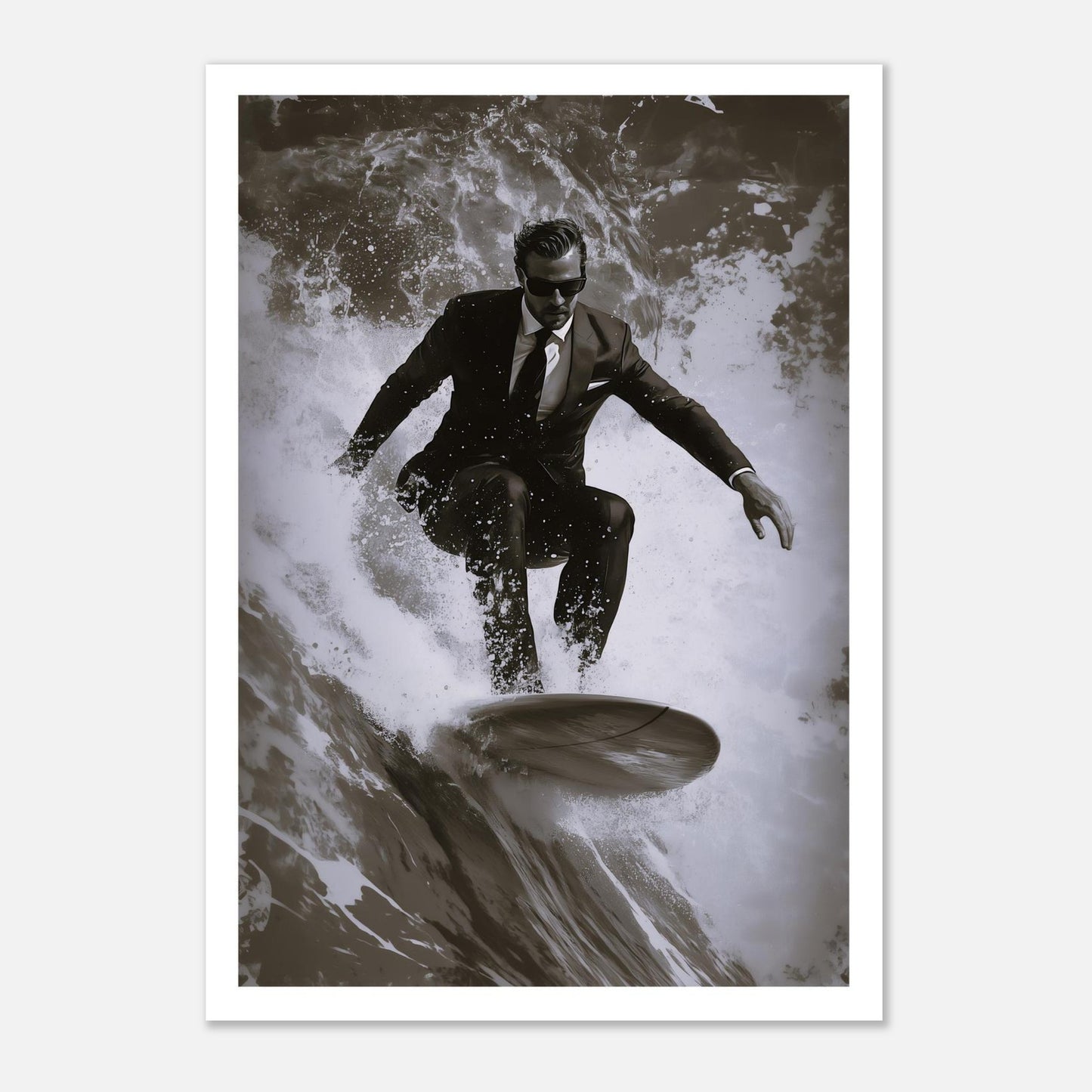 MYSTBIT ART | Executive Wave Master Art Print Wall Art