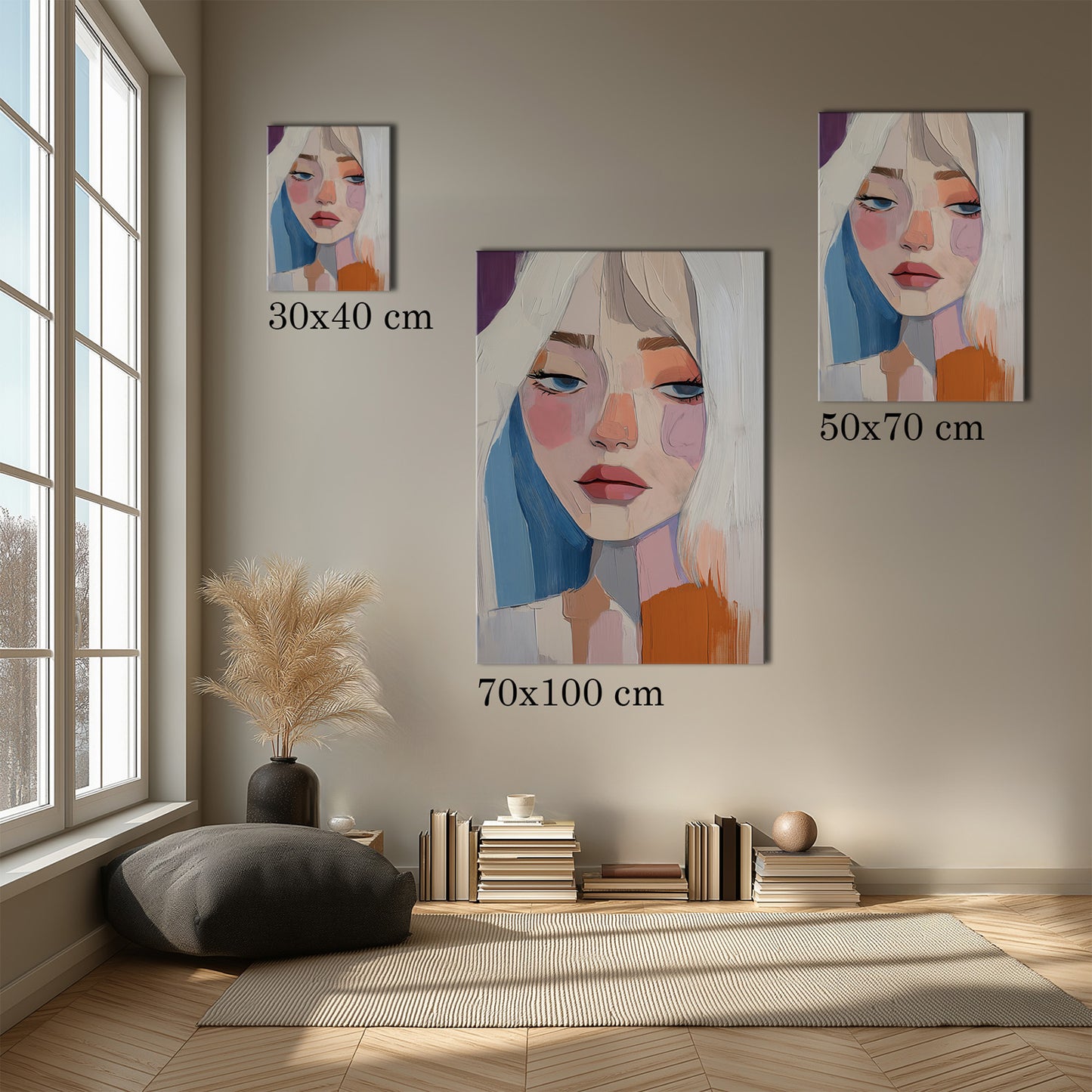 MYSTBIT ART | Faded Thoughts Canvas Print Wall Art