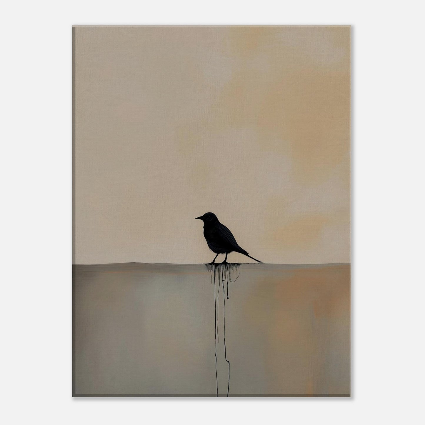 MYSTBIT ART | Fading Solitude Canvas Print Wall Art