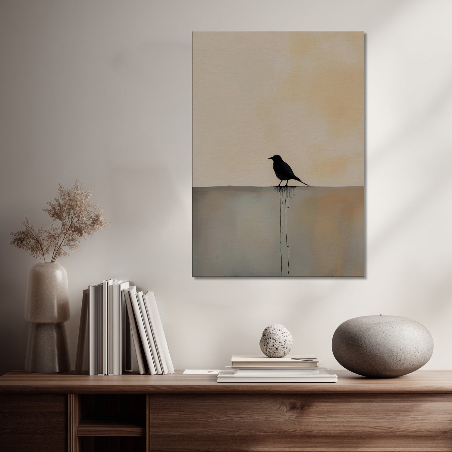 MYSTBIT ART | Fading Solitude Canvas Print Wall Art