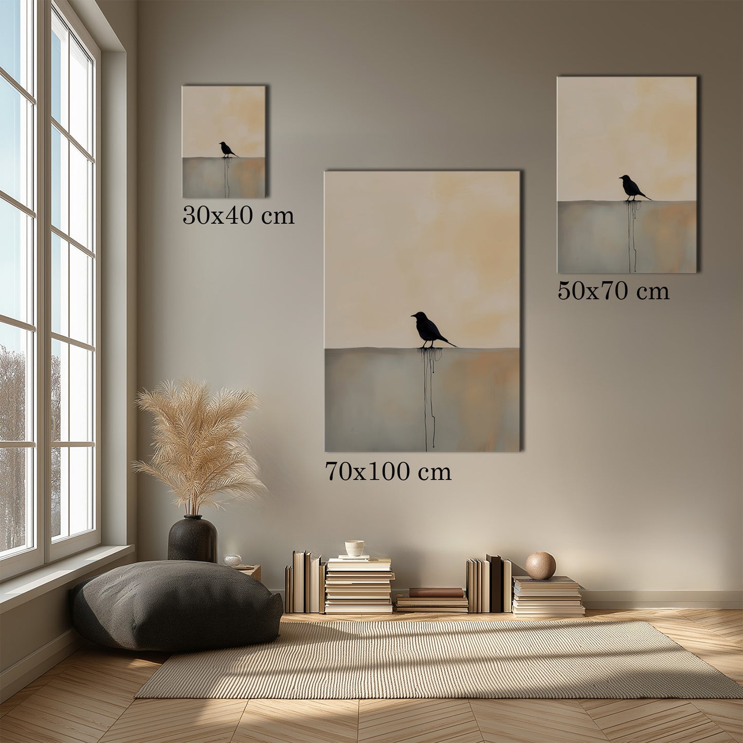 MYSTBIT ART | Fading Solitude Canvas Print Wall Art