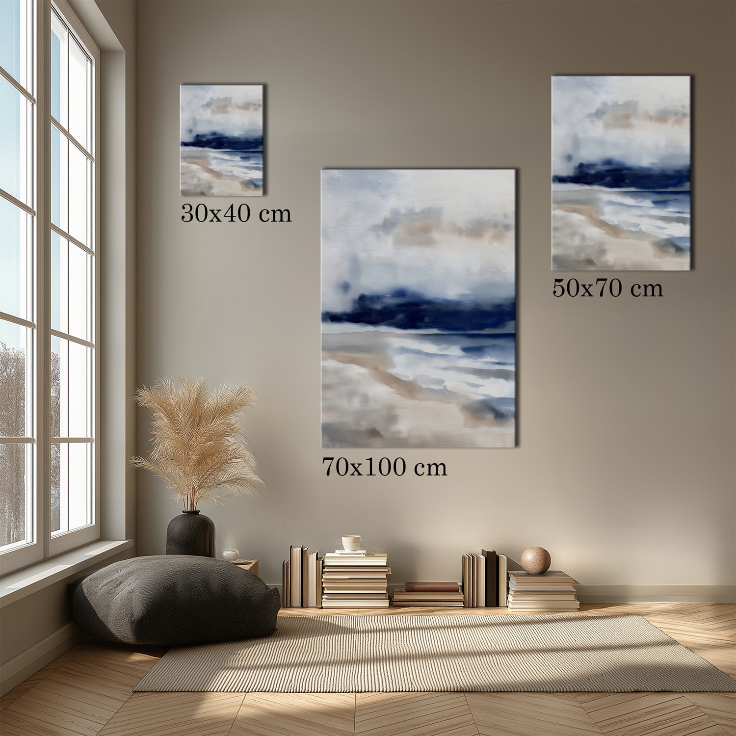 MYSTBIT ART | Fading Tide Canvas Print Wall Art